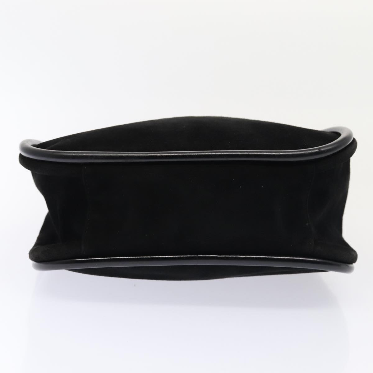 GUCCI Shoulder Bag Suede Black Gold 000 2855 0550 0 bs17714