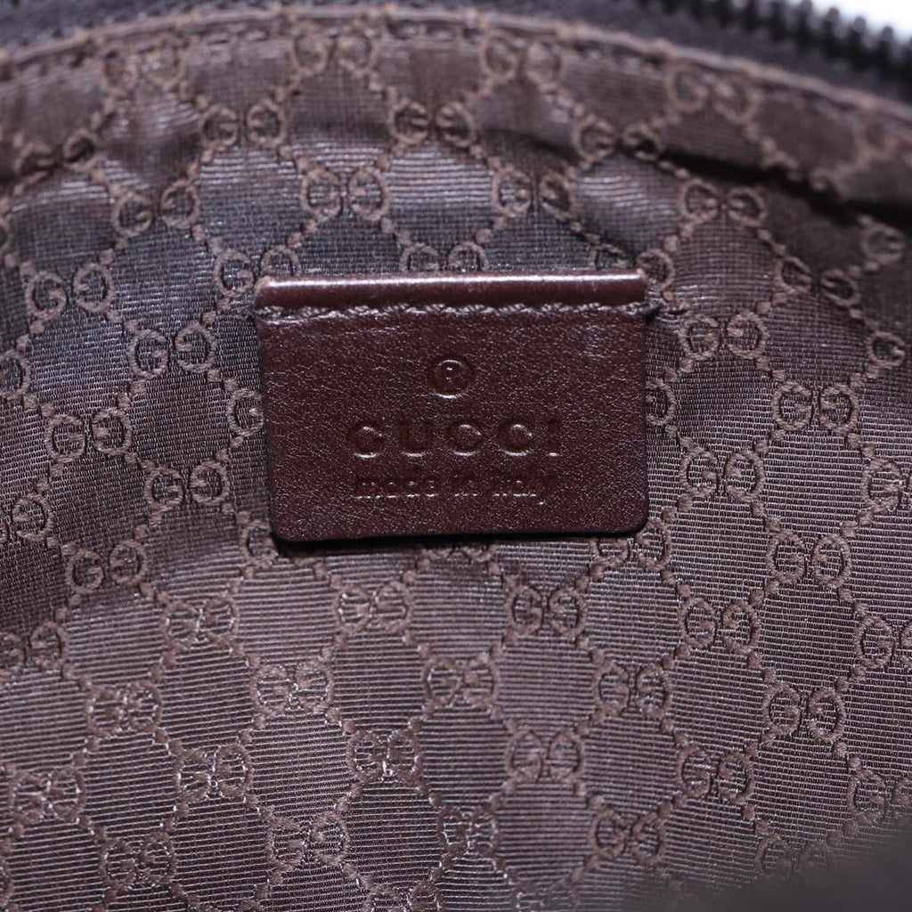GUCCI Shoulder Bag Canvas Brown 103399 bs17716