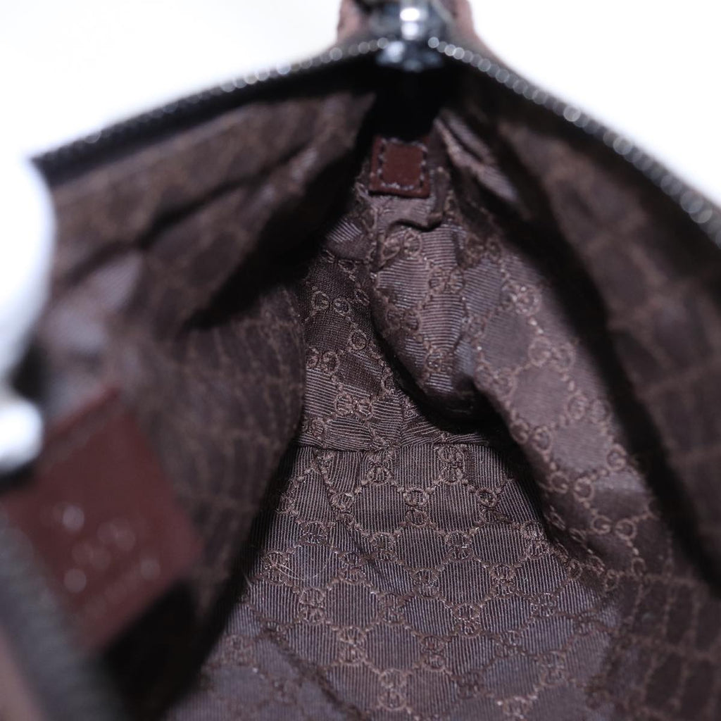 GUCCI Shoulder Bag Canvas Brown 103399 bs17716