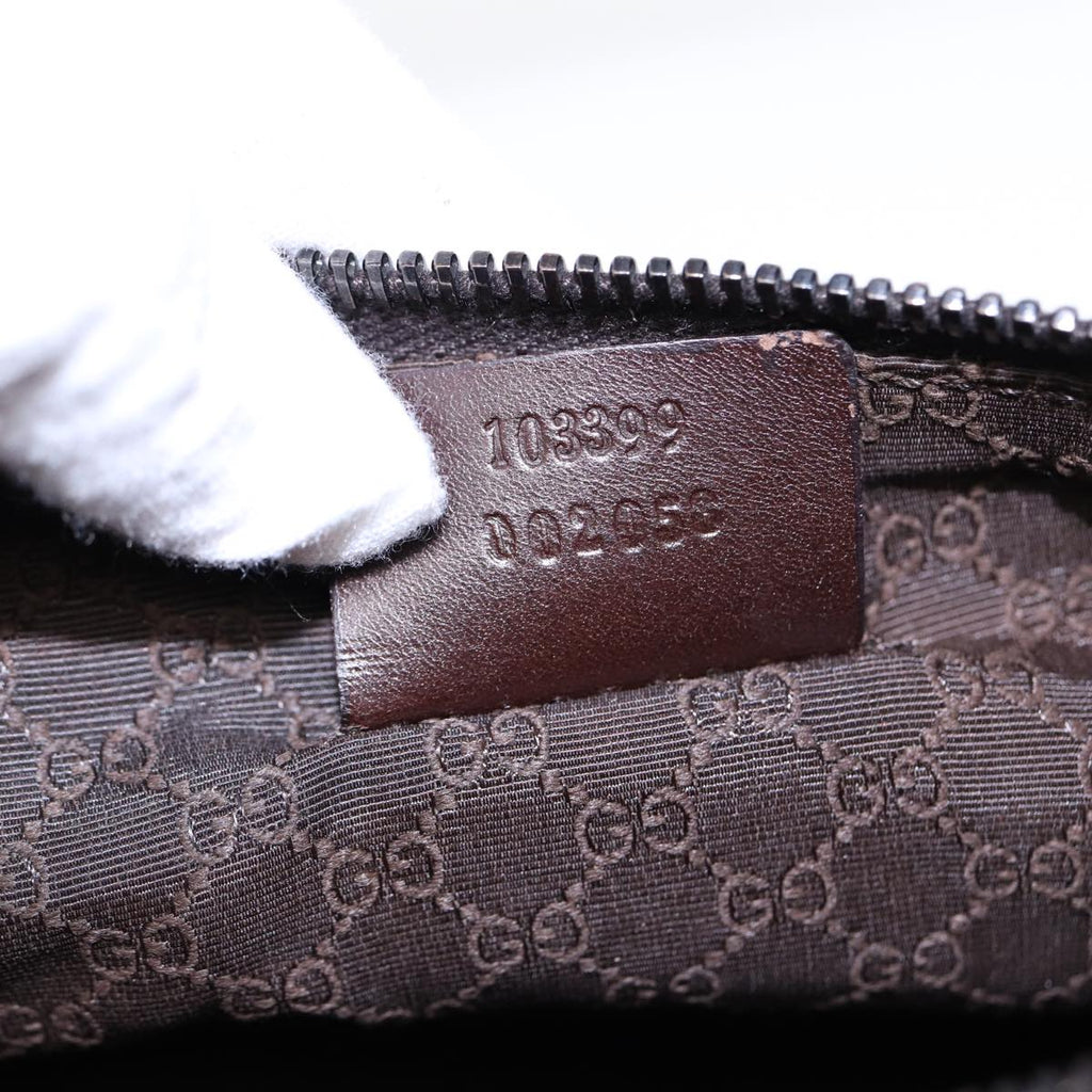 GUCCI Shoulder Bag Canvas Brown 103399 bs17716