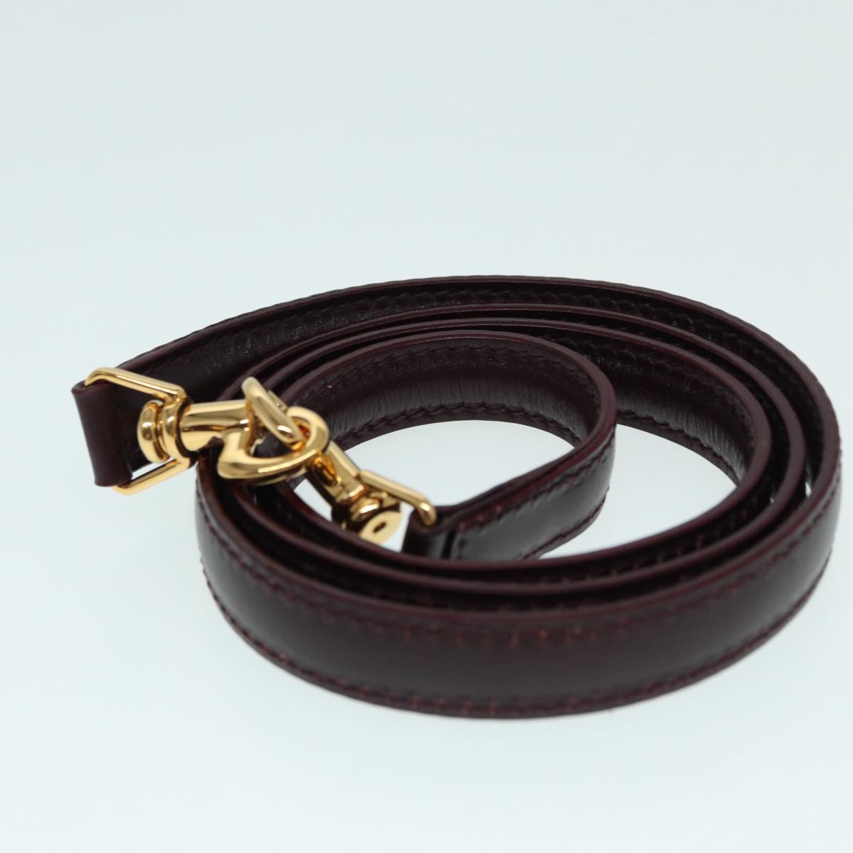 GUCCI Hand Bag Suede 2way Gold Brown bs17780