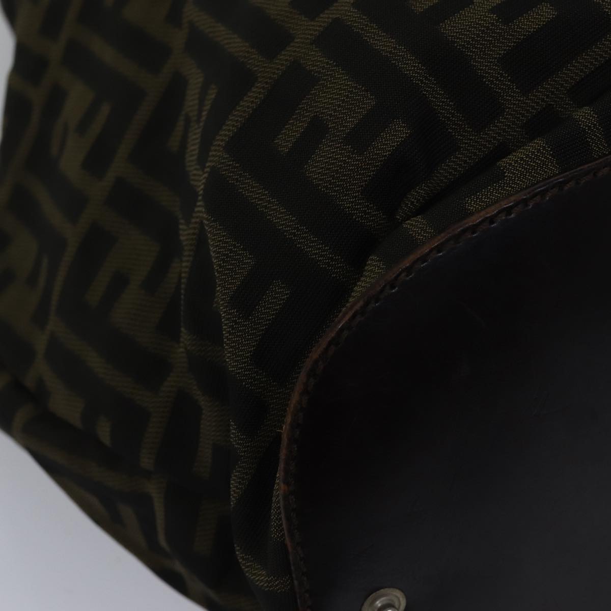 FENDI Zucca Canvas Tote Bag Brown bs17790