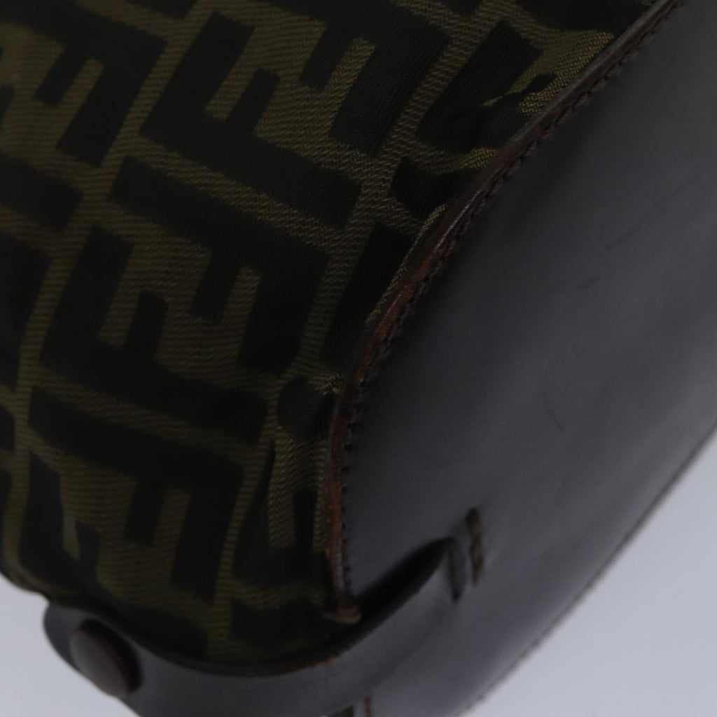 FENDI Zucca Canvas Tote Bag Brown bs17790