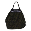 FENDI Zucca Canvas Tote Bag Brown bs17790