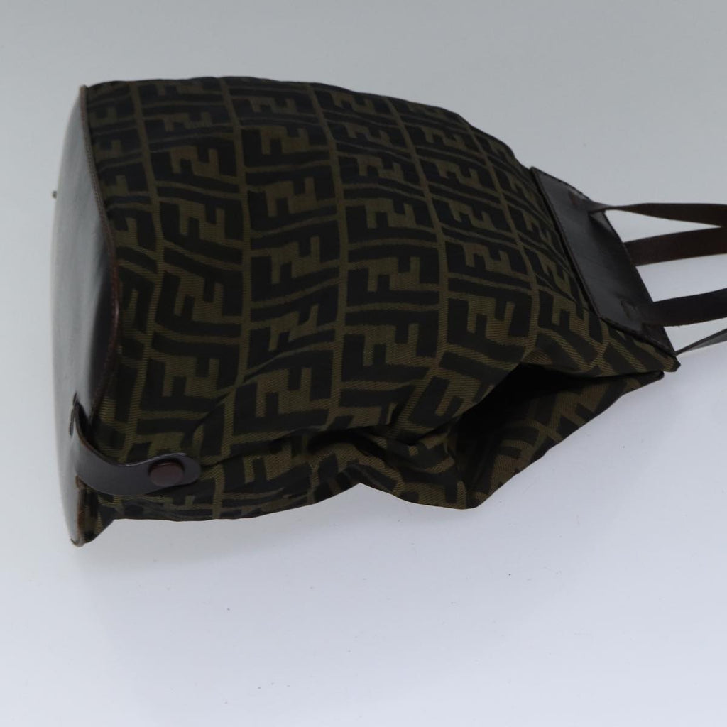 FENDI Zucca Canvas Tote Bag Brown bs17790