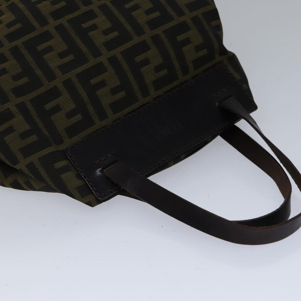 FENDI Zucca Canvas Tote Bag Brown bs17790