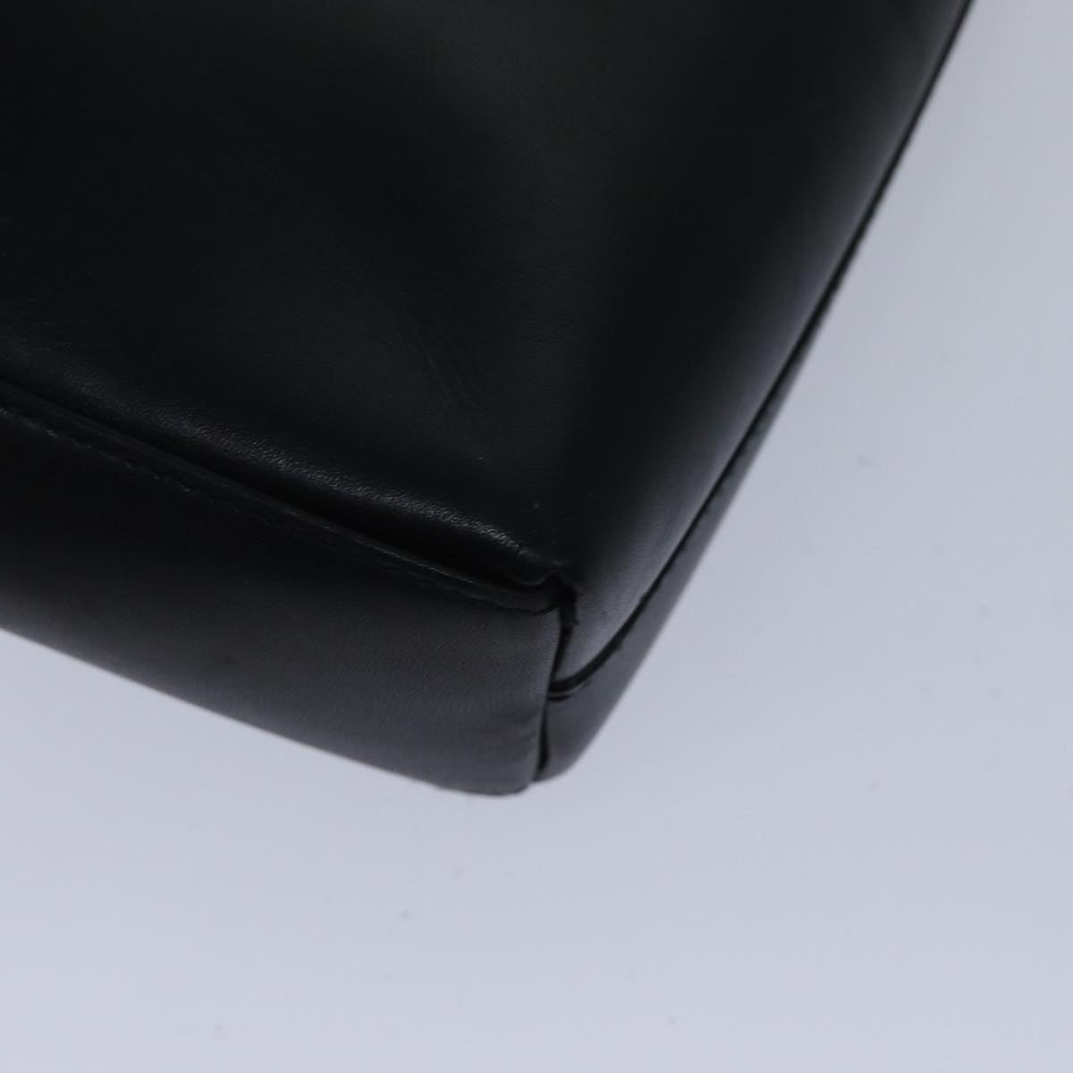 GUCCI Shoulder Bag Leather Black bs17796