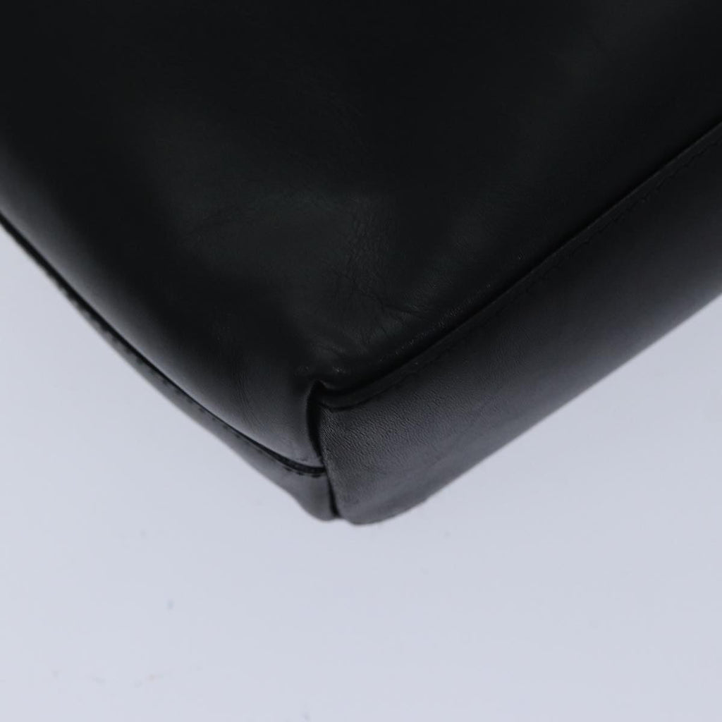 GUCCI Shoulder Bag Leather Black bs17796