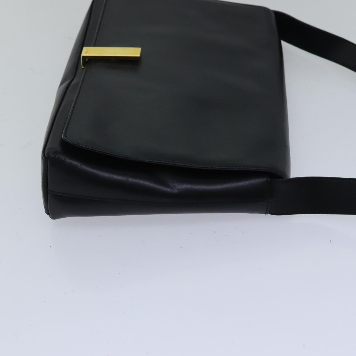 GUCCI Shoulder Bag Leather Black bs17796
