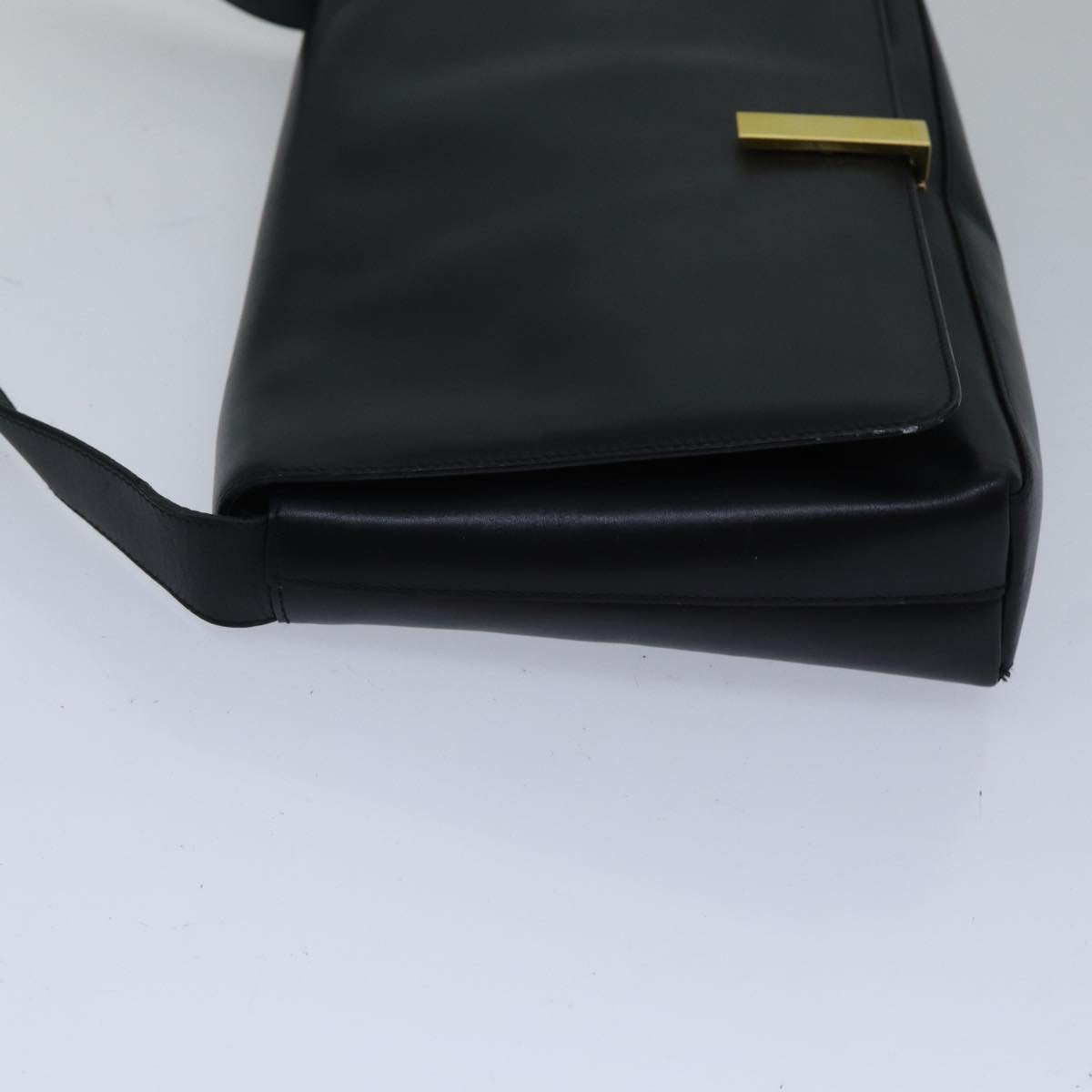 GUCCI Shoulder Bag Leather Black bs17796