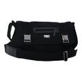 GUCCI Shoulder Bag Nylon Black Silver 122374 bs17862