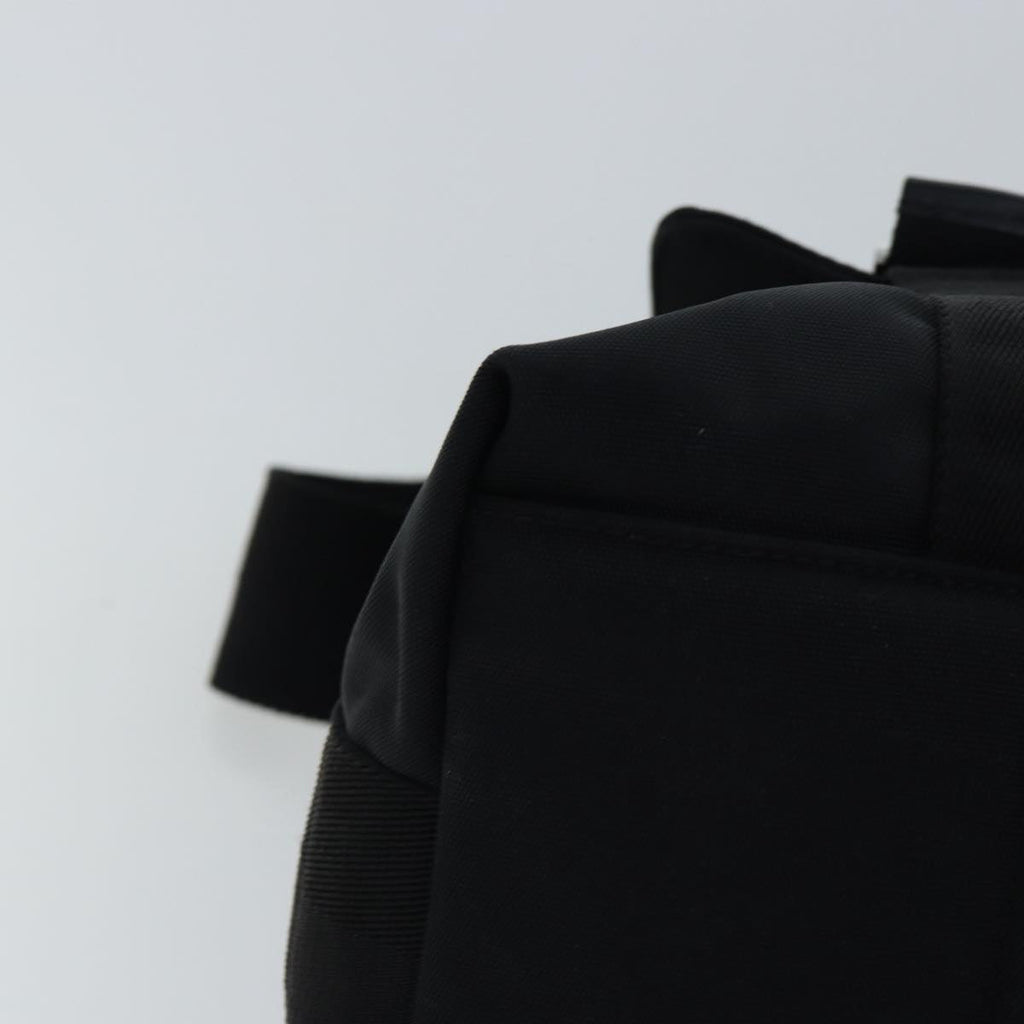 GUCCI Shoulder Bag Nylon Black Silver 122374 bs17862
