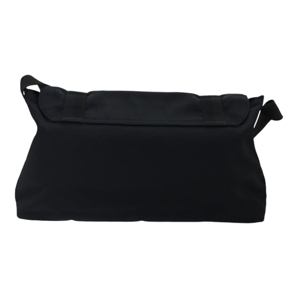GUCCI Shoulder Bag Nylon Black Silver 122374 bs17862