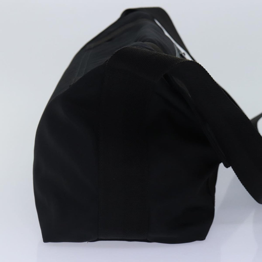 GUCCI Shoulder Bag Nylon Black Silver 122374 bs17862