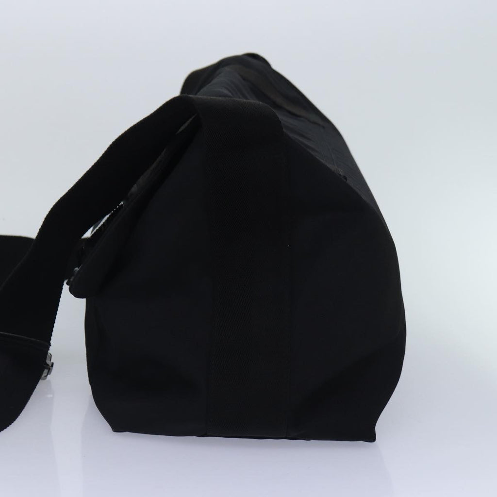 GUCCI Shoulder Bag Nylon Black Silver 122374 bs17862