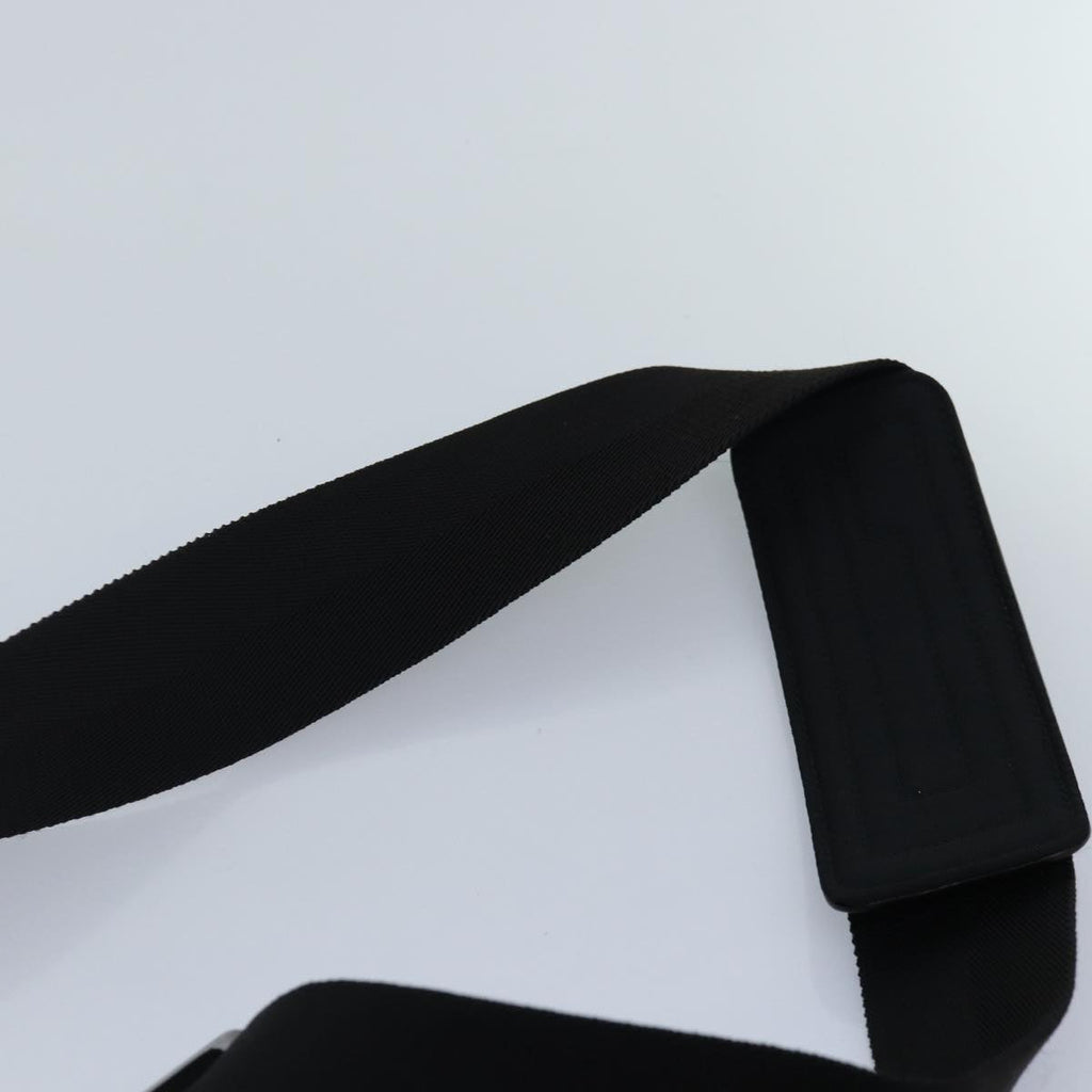 GUCCI Shoulder Bag Nylon Black Silver 122374 bs17862