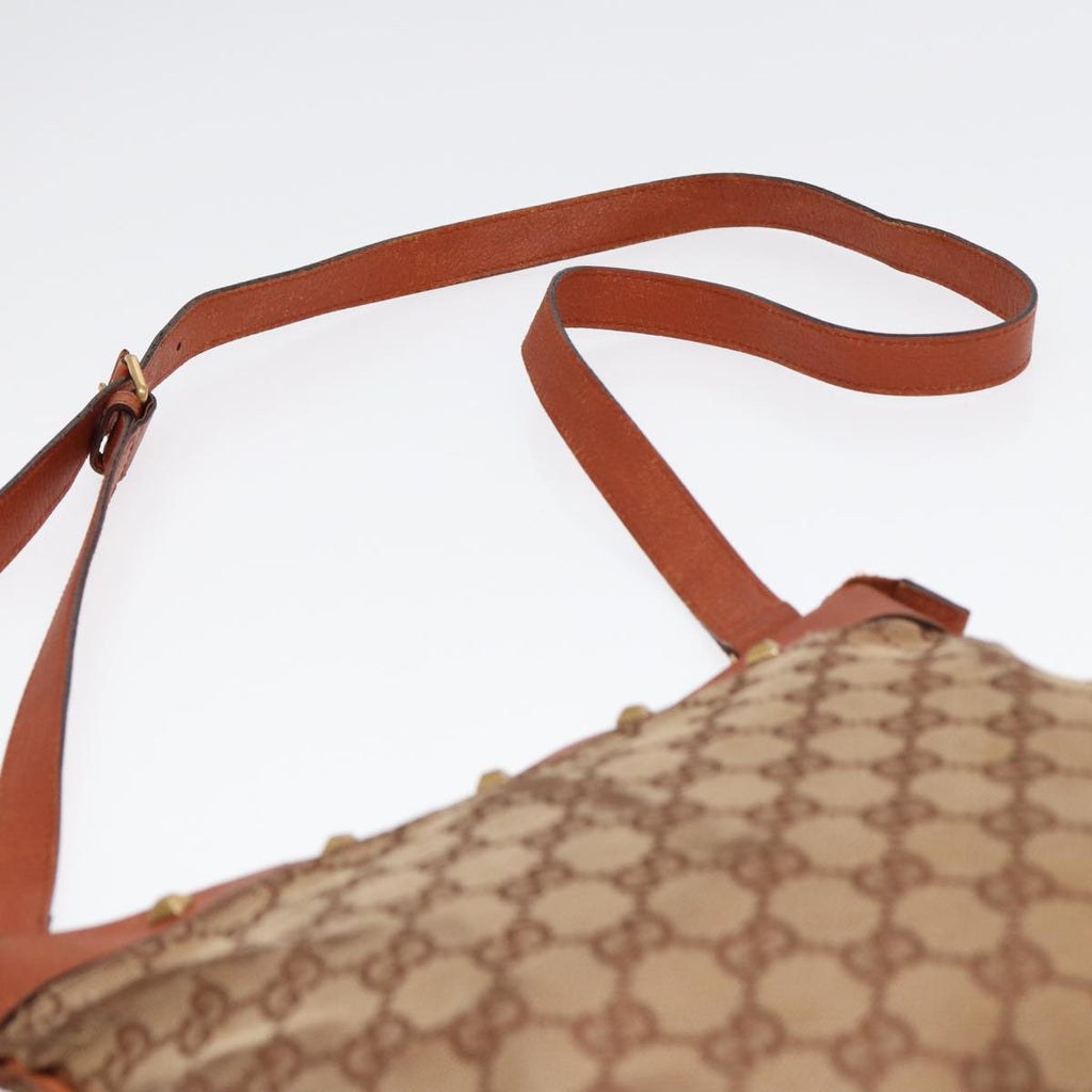 GUCCI GG Canvas Shoulder Bag Beige Gold 120893 bs17865
