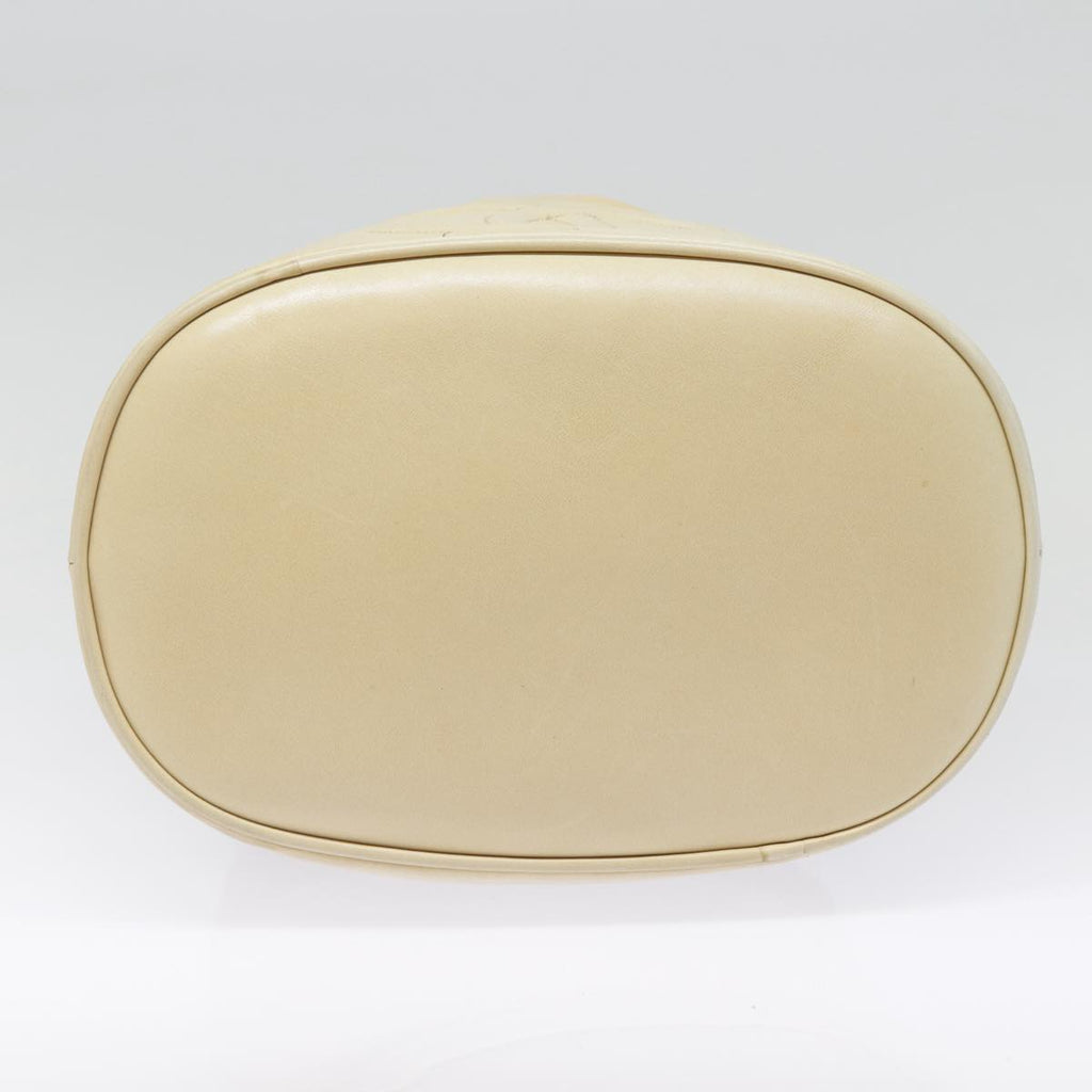 CHANEL Shoulder Bag Lamb Skin Beige Gold CC bs17904