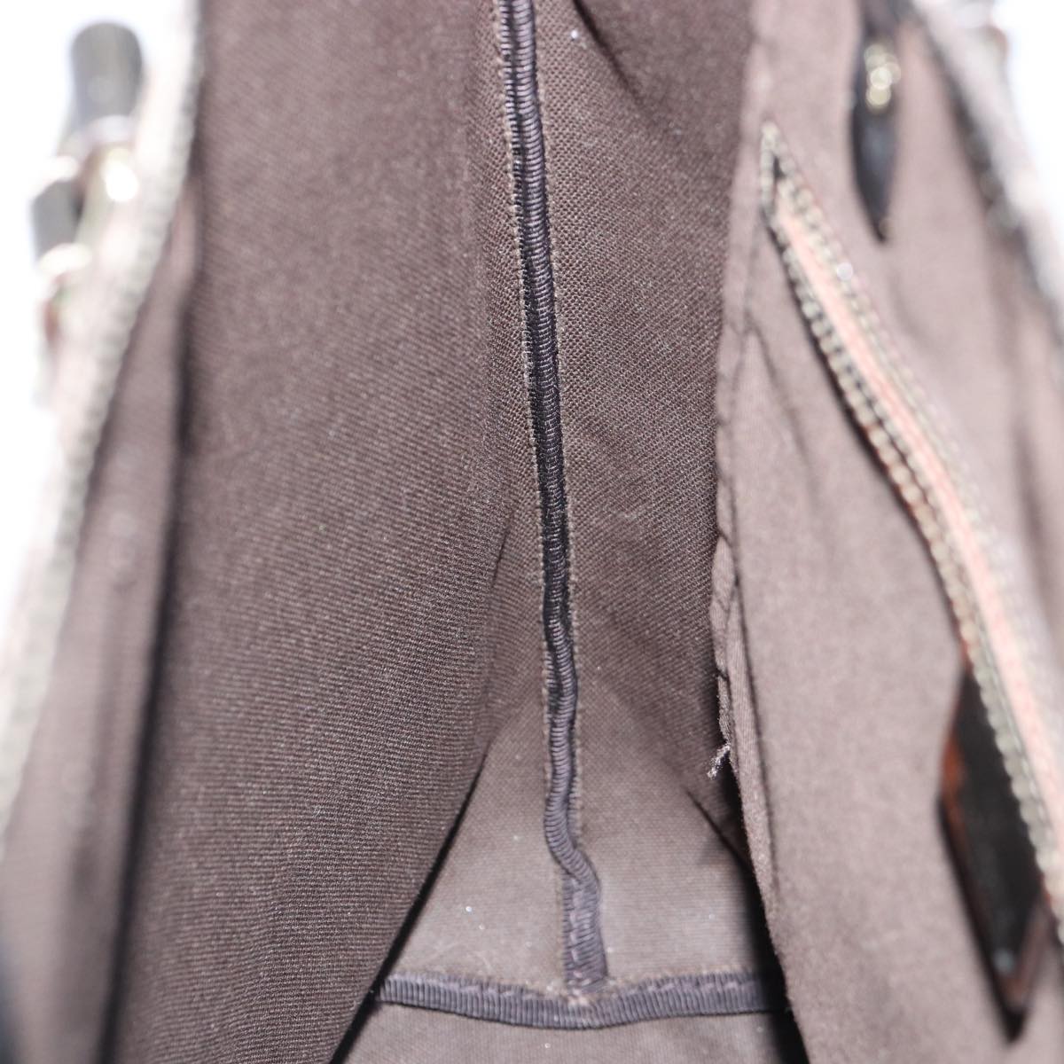 GUCCI GG Supreme Tote Bag PVC Leather Gold Brown 189896 bs17968
