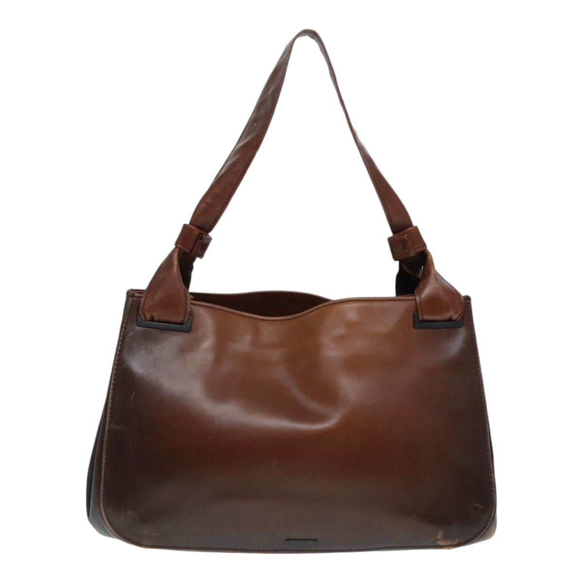 GUCCI Shoulder Bag Leather Brown 105376 bs17971