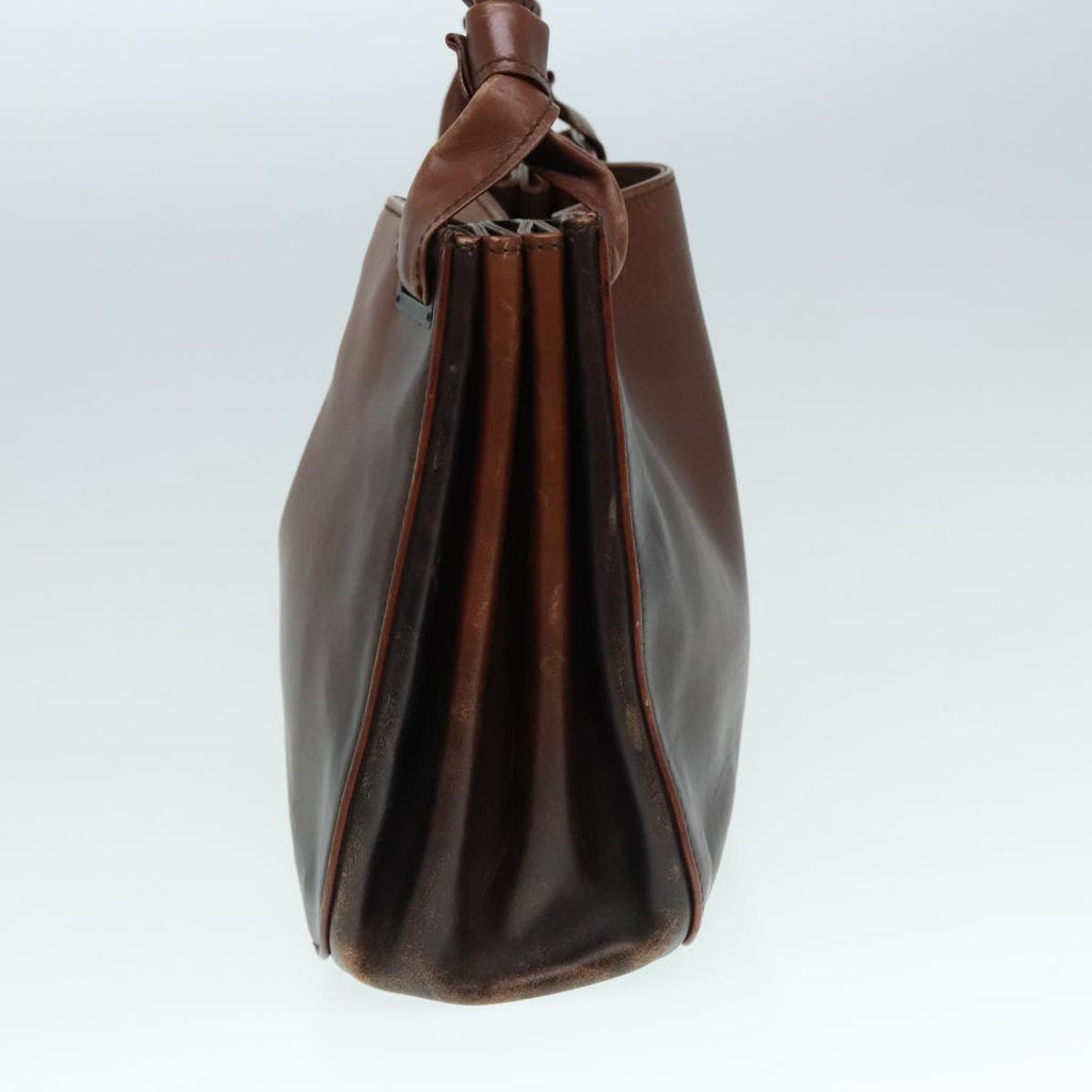 GUCCI Shoulder Bag Leather Brown 105376 bs17971