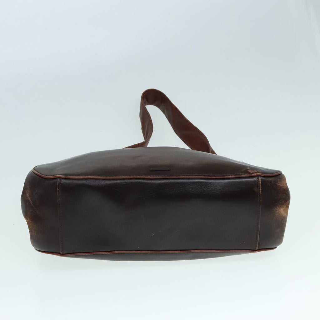 GUCCI Shoulder Bag Leather Brown 105376 bs17971