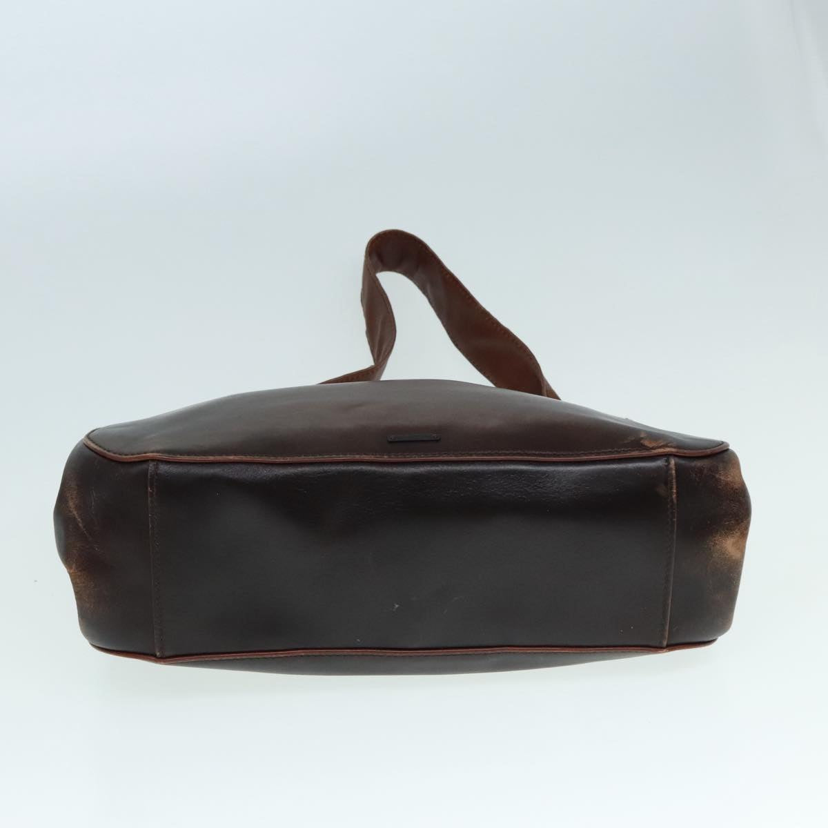 GUCCI Shoulder Bag Leather Brown 105376 bs17971