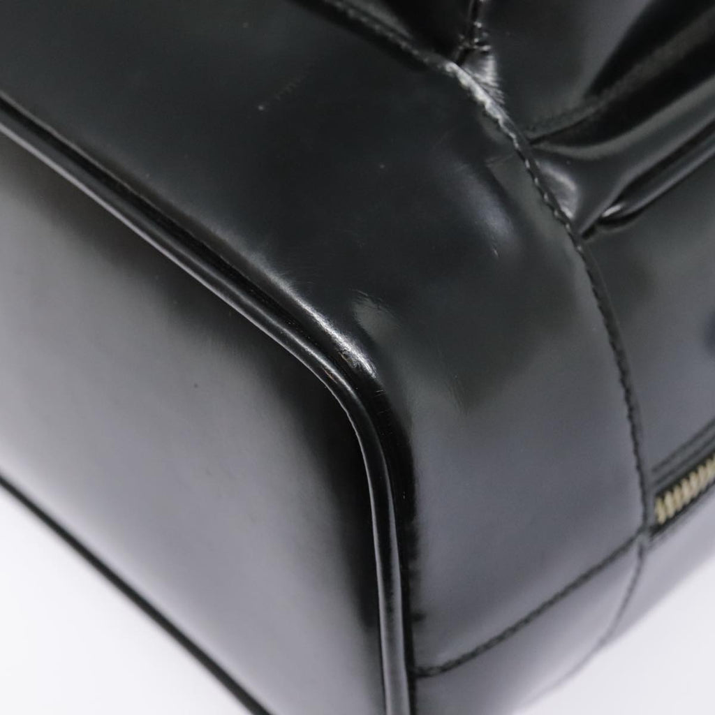 GUCCI Bamboo Body Bag Patent leather Black Gold 003 2113 0027 bs17974