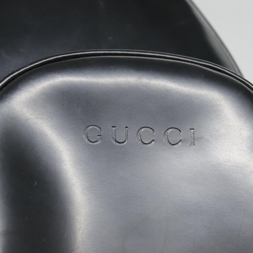 GUCCI Bamboo Body Bag Patent leather Black Gold 003 2113 0027 bs17974