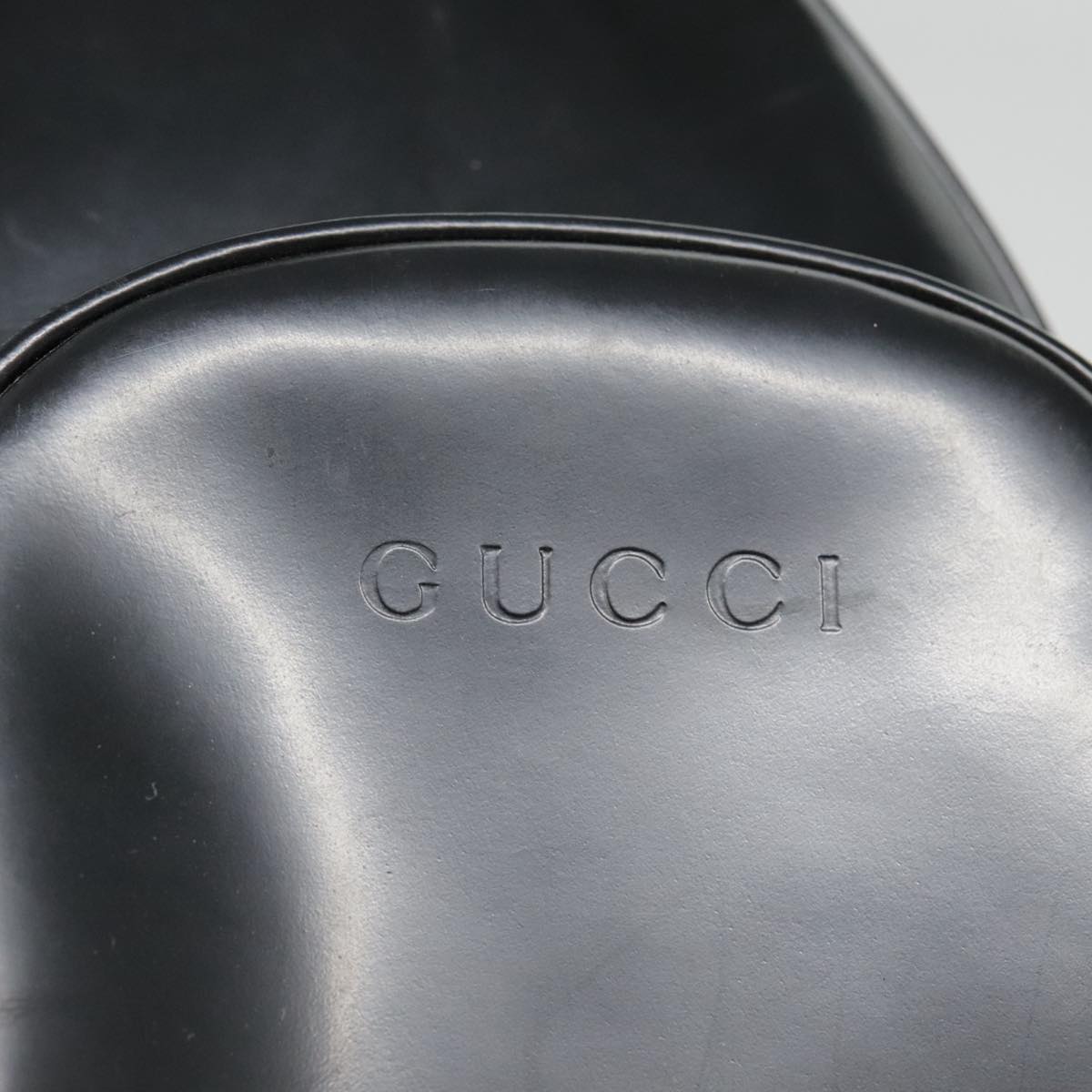 GUCCI Bamboo Body Bag Patent leather Black Gold 003 2113 0027 bs17974