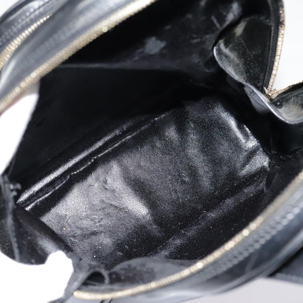 GUCCI Bamboo Body Bag Patent leather Black Gold 003 2113 0027 bs17974