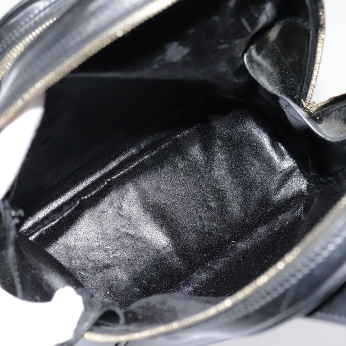 GUCCI Bamboo Body Bag Patent leather Black Gold 003 2113 0027 bs17974