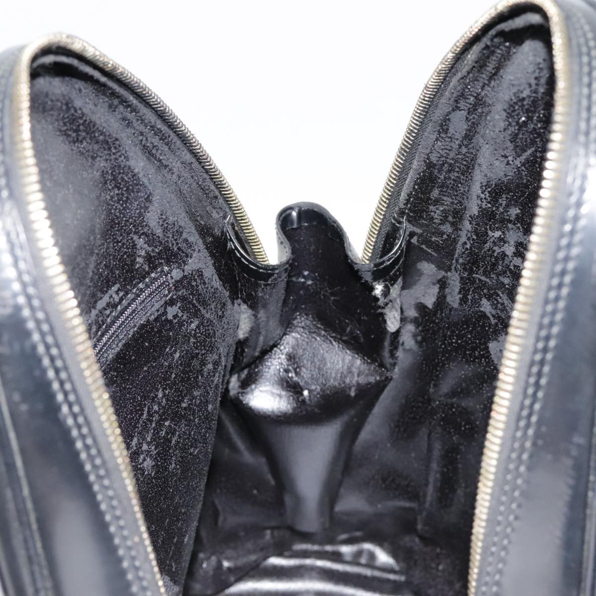 GUCCI Bamboo Body Bag Patent leather Black Gold 003 2113 0027 bs17974
