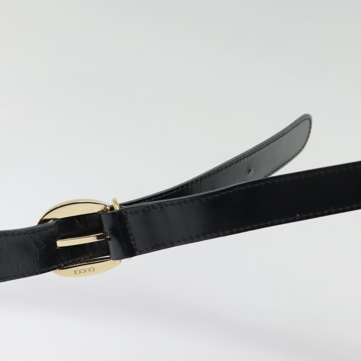 GUCCI Bamboo Body Bag Patent leather Black Gold 003 2113 0027 bs17974