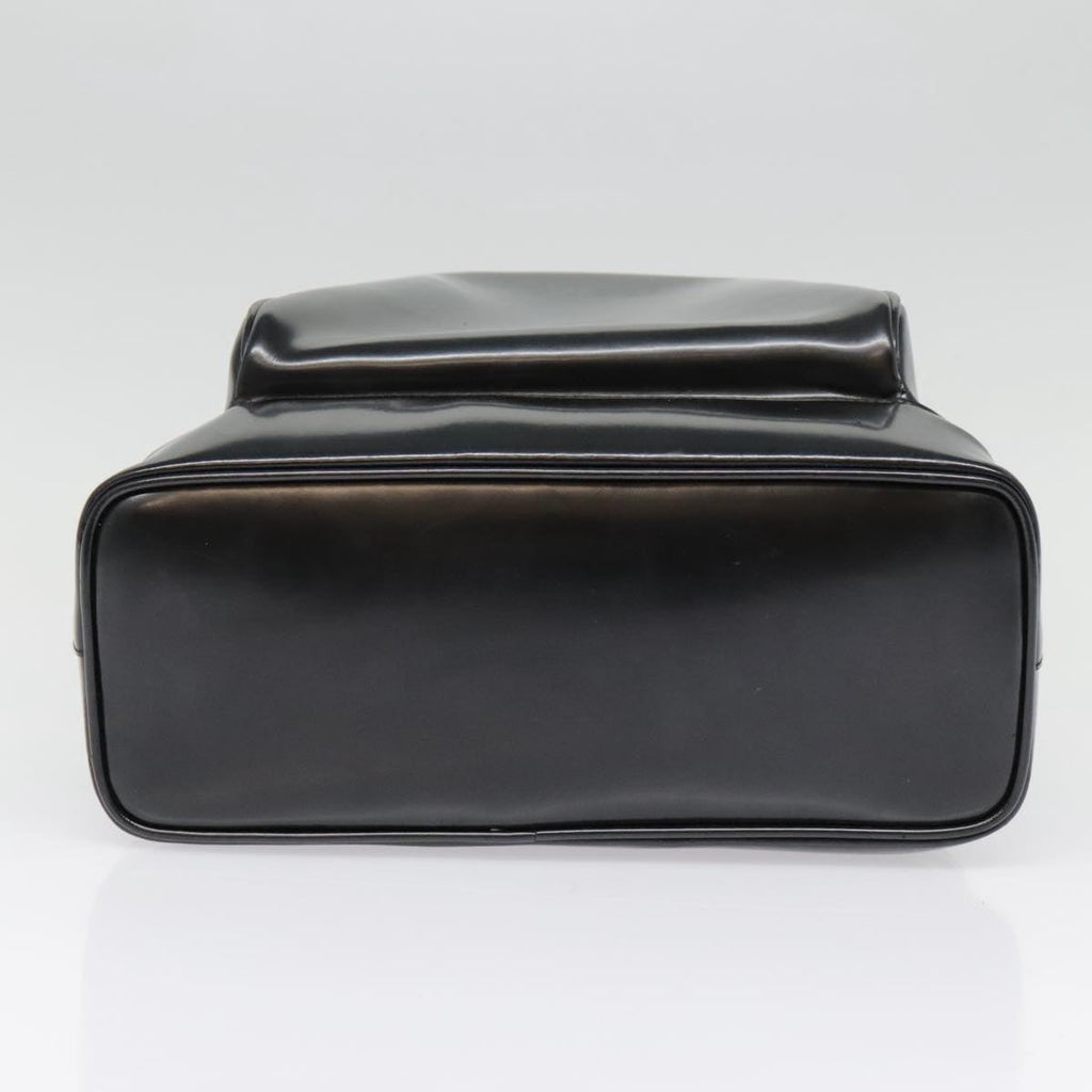 GUCCI Bamboo Body Bag Patent leather Black Gold 003 2113 0027 bs17974