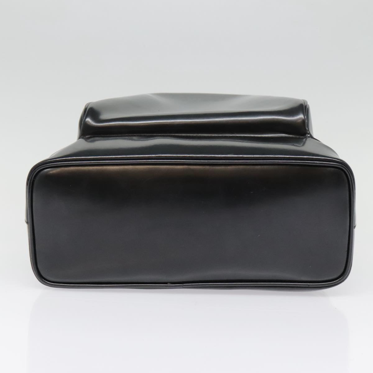 GUCCI Bamboo Body Bag Patent leather Black Gold 003 2113 0027 bs17974