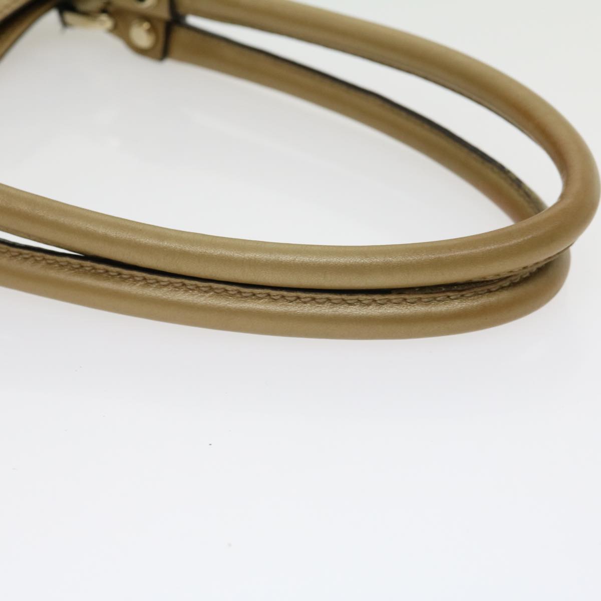 GUCCI GG Canvas Tote Bag Beige Gold 211983204991 bs1798