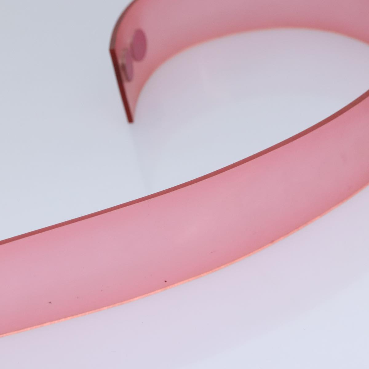 CHANEL Belt Vinyl Pink CC bs17983
