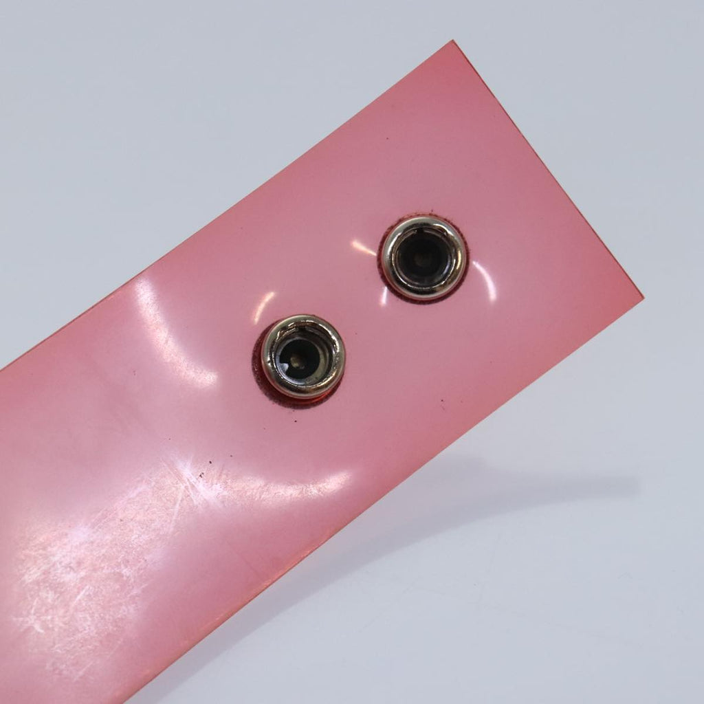 CHANEL Belt Vinyl Pink CC bs17983