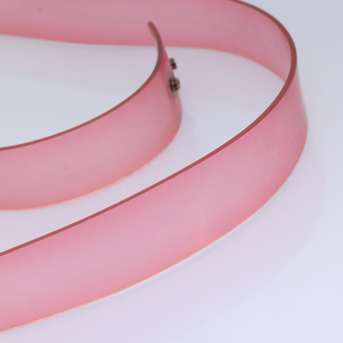 CHANEL Belt Vinyl Pink CC bs17983