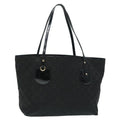 GUCCI GG Canvas Tote Bag Black Gold 211976 bs17989