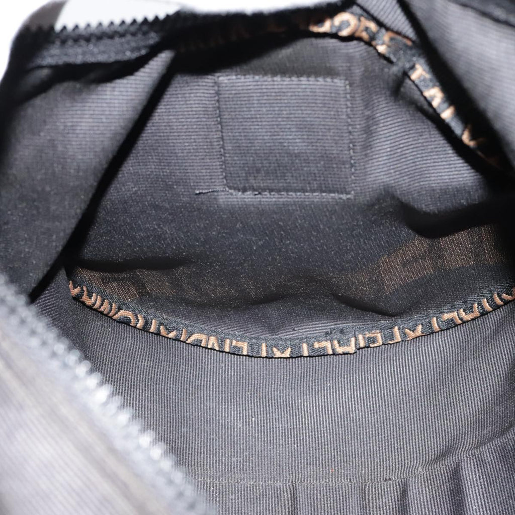 FENDI Boston Bag Nylon 2way Black Gold bs18016