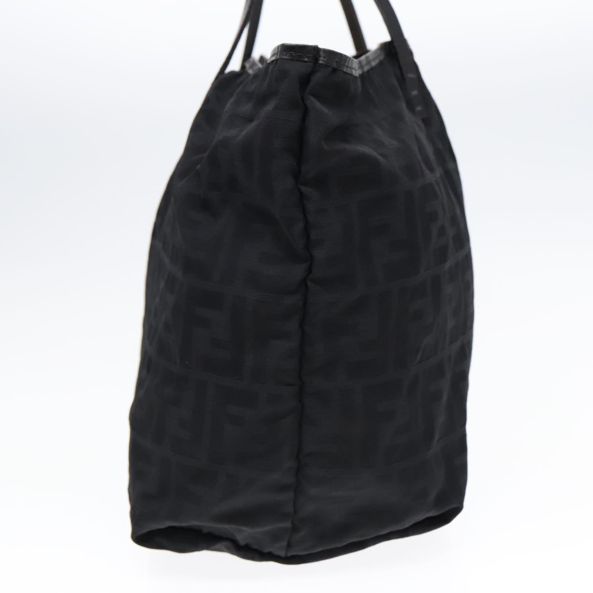 FENDI Zucca Canvas Tote Bag Nylon Black bs18020