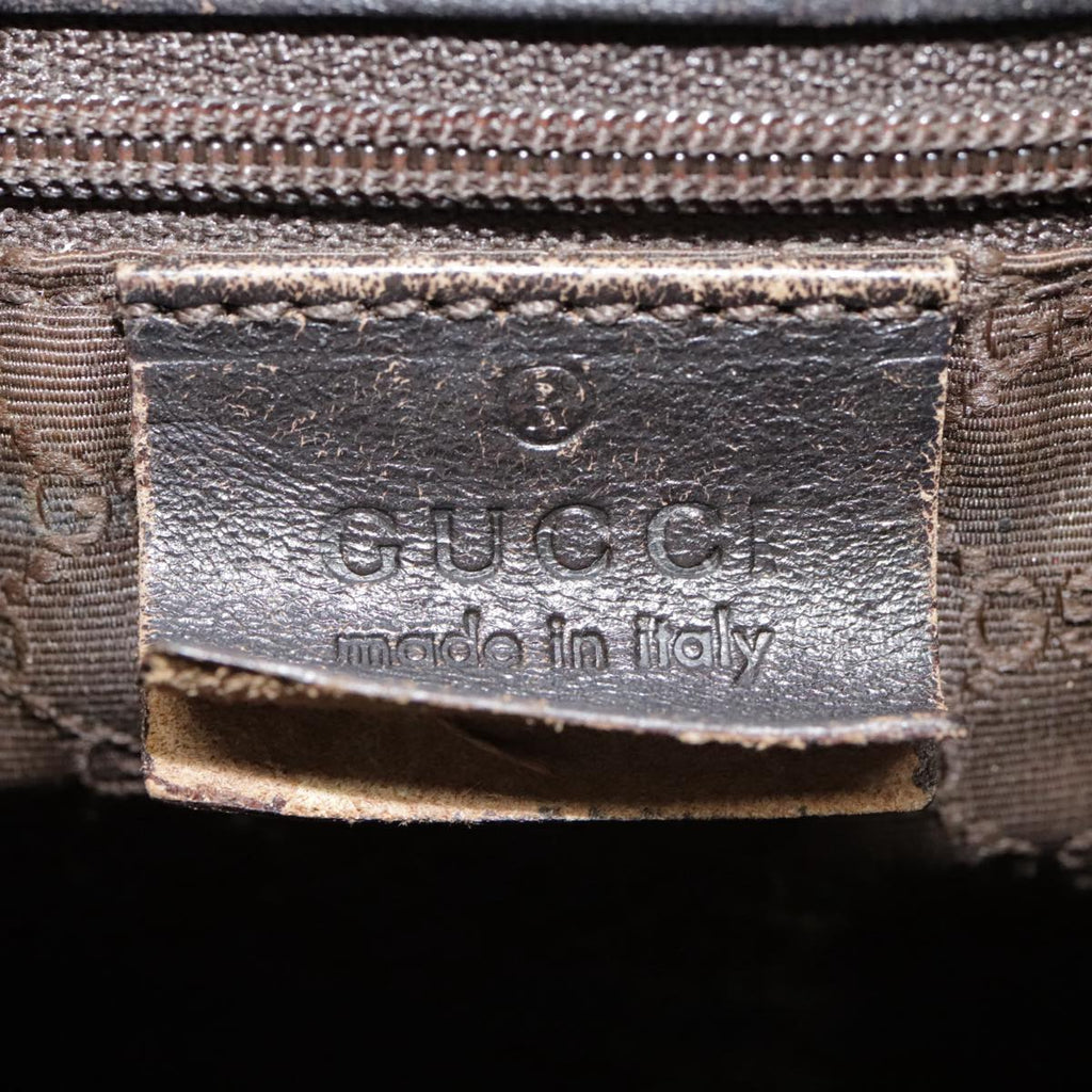 GUCCI Web Sherry Line Shoulder Bag Canvas Beige Green Red bs18112