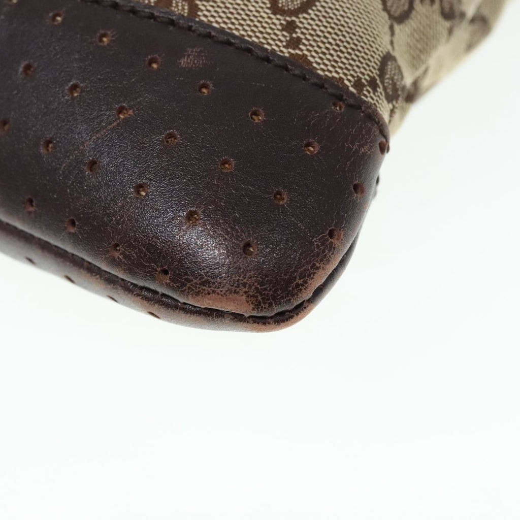 GUCCI GG Canvas Shoulder Bag Beige bs18113