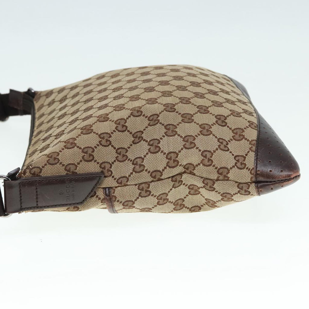 GUCCI GG Canvas Shoulder Bag Beige bs18113