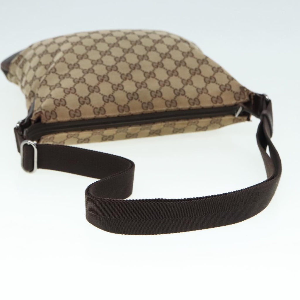 GUCCI GG Canvas Shoulder Bag Beige bs18113