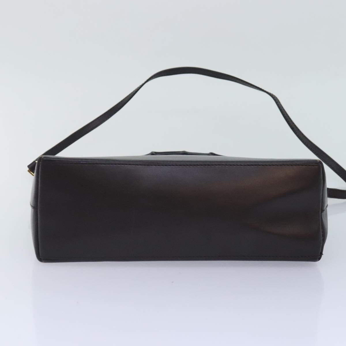 GUCCI Bamboo Hand Bag Leather 2way Brown bs18151