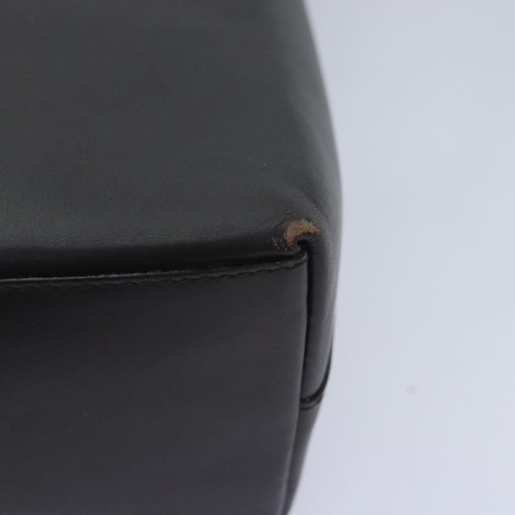 GUCCI Bamboo Hand Bag Leather 2way Brown bs18151