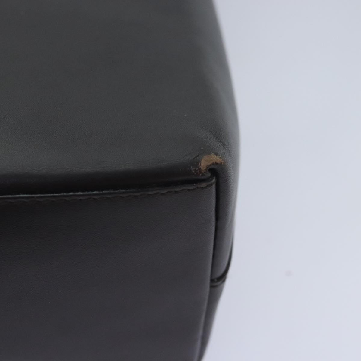 GUCCI Bamboo Hand Bag Leather 2way Brown bs18151